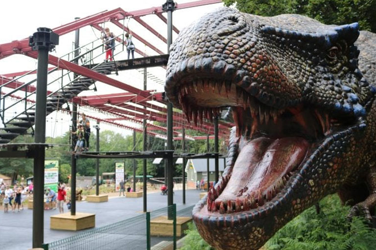 dinosaurs at pettitts adventure park