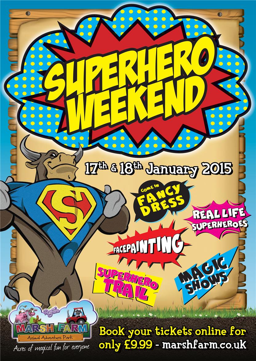 Win Family Tickets to Marsh Farms Superhero Event! header image