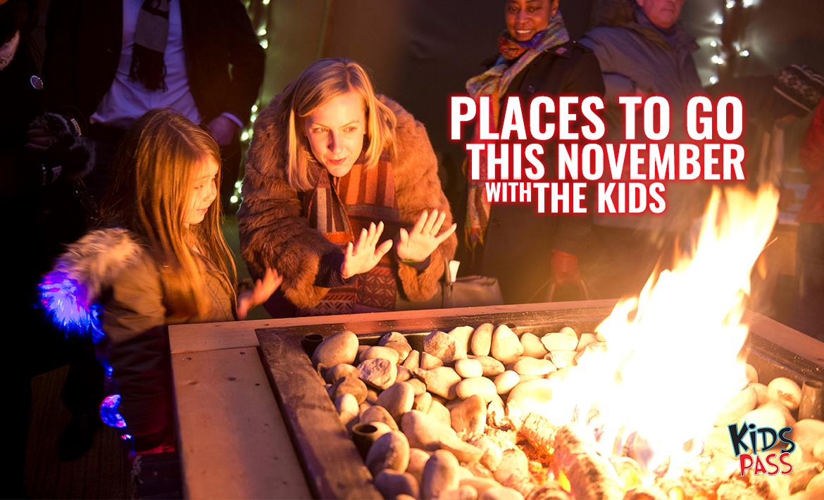 Places to Go this November with the Kids header image