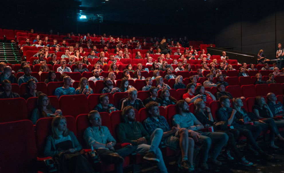 full cinema audience