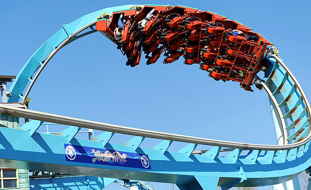 drayton manor rollercoaster corkscrew