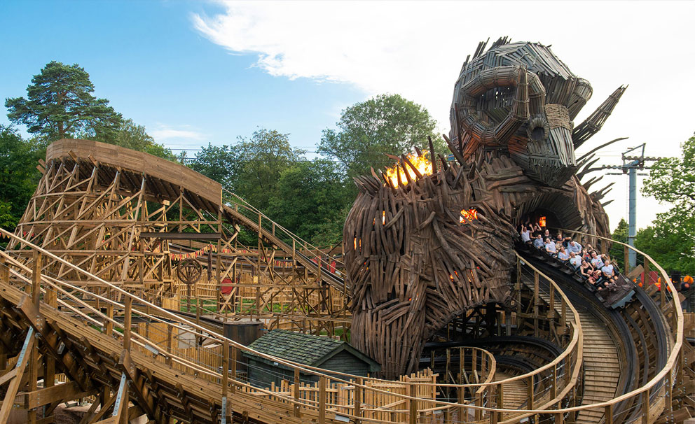 alton towers wicker man ride