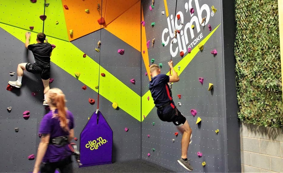 clip n climb stoke