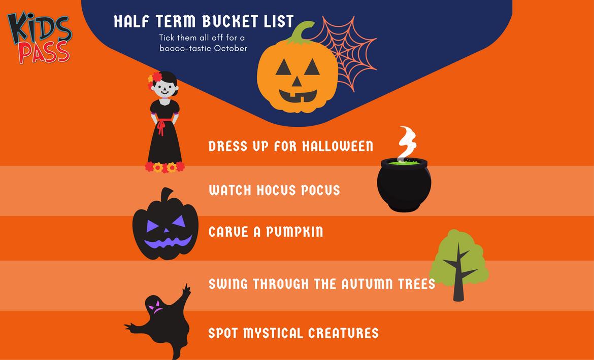 October Half Term Bucket List Kids Pass