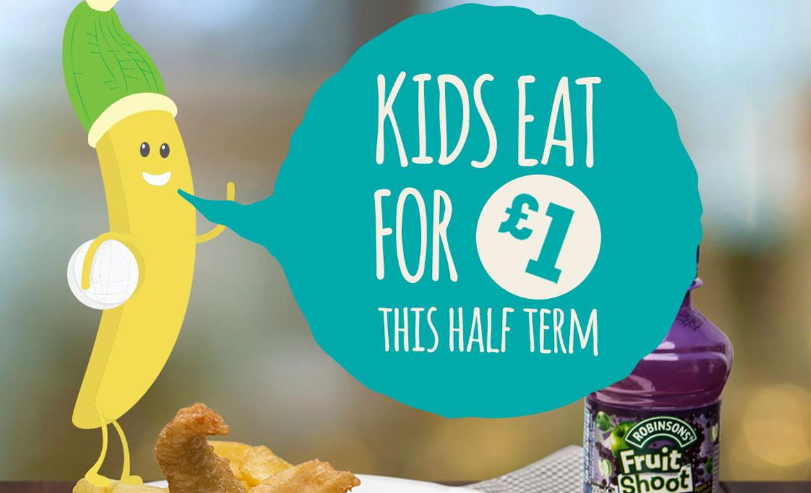 Kids Eat For &#163;1 at Sizzling Pubs header image