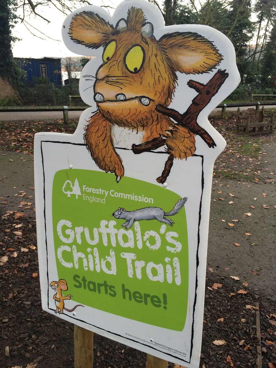 The Gruffalo trail Delamere Forrest header image